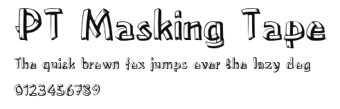 PT Masking Tape Preview