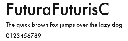 FuturaFuturisC Preview