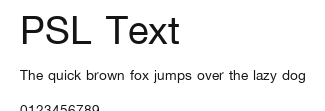 PSL Text Preview