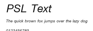 PSL Text Preview