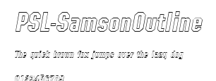 PSL-SamsonOutline Preview