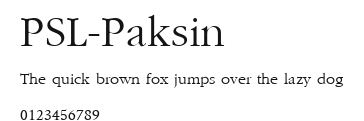 PSL-Paksin Preview