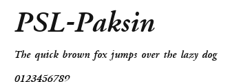 PSL-Paksin Preview