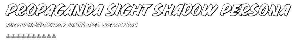 PROPAGANDA SIGHT SHADOW PERSONA Preview