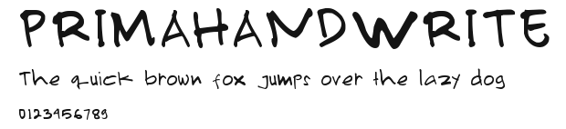 PRIMAHANDWRITE Preview