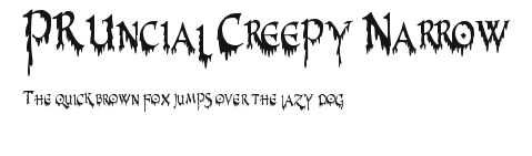 PR-Uncial Creepy Narrow Preview