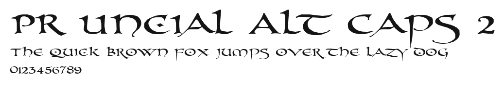 PR Uncial Alt Caps 2 Preview
