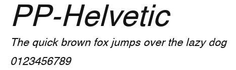 PP-Helvetic Preview