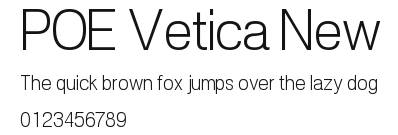 POE Vetica New Preview