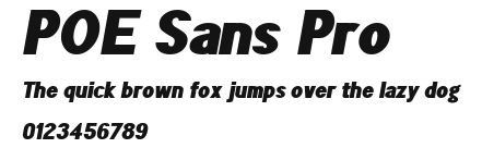 POE Sans Pro Preview