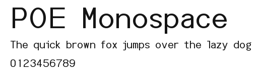 POE Monospace Preview