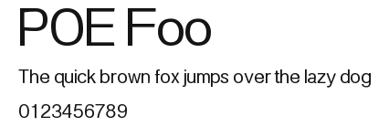 POE Foo Preview