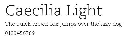Caecilia Light Preview