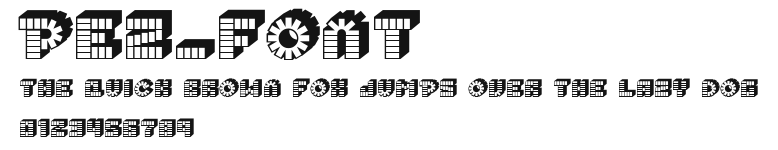 PEZ_font Preview