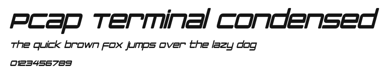 PCap Terminal Condensed Preview