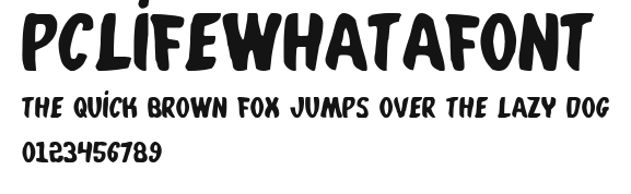 PCLifeWhatafont Preview