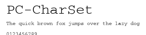 PC-CharSet Preview