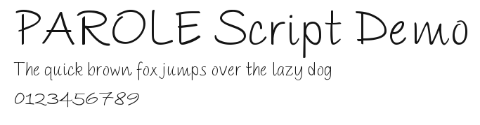 PAROLE Script Demo Preview