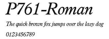 P761-Roman Preview