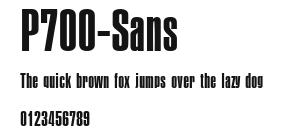 P700-Sans Preview