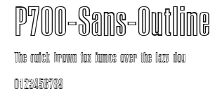 P700-Sans-Outline Preview