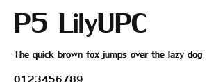 P5 LilyUPC Preview