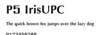 P5 IrisUPC Preview