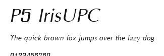 P5 IrisUPC Preview