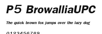 P5 BrowalliaUPC Preview