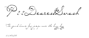 P22DearestSwash Preview