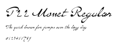 P22 Monet Regular Preview