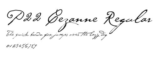 P22 Cezanne Regular Preview