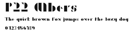 P22 Albers Preview