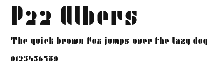 P22 Albers Preview