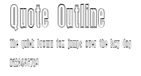 Quote Outline Preview