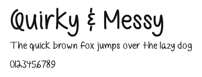 Quirky & Messy Preview