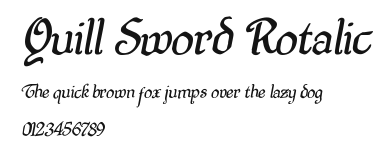 Quill Sword Rotalic Preview