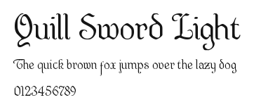 Quill Sword Light Preview