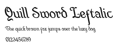 Quill Sword Leftalic Preview