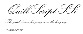 Quill Script SSi Preview