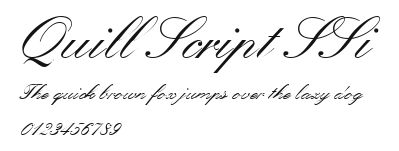 Quill Script SSi Preview