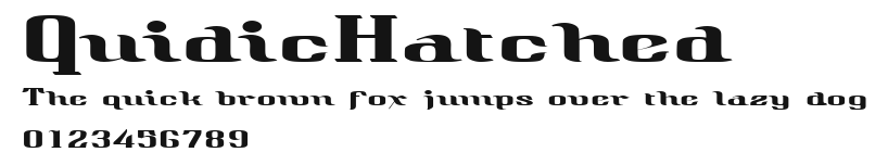 QuidicHatched Preview
