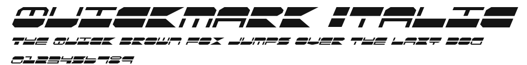 Quickmark Italic Preview