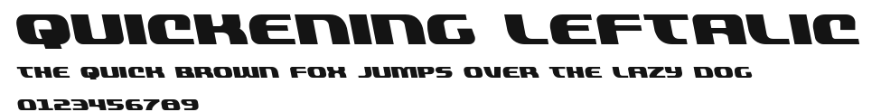 Quickening Leftalic Preview