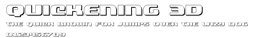 Quickening 3D Preview