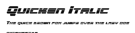 Quicken Italic Preview