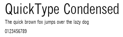 QuickType Condensed Preview