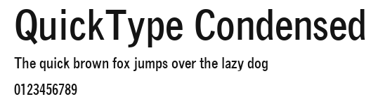 QuickType Condensed Preview