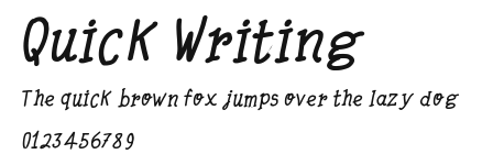 Quick Writing Preview