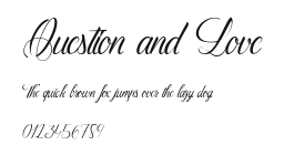 Question and Love Preview